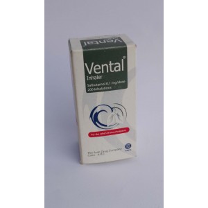 vental ( salbutamol ) inhaler for the releif of bronchospasm 